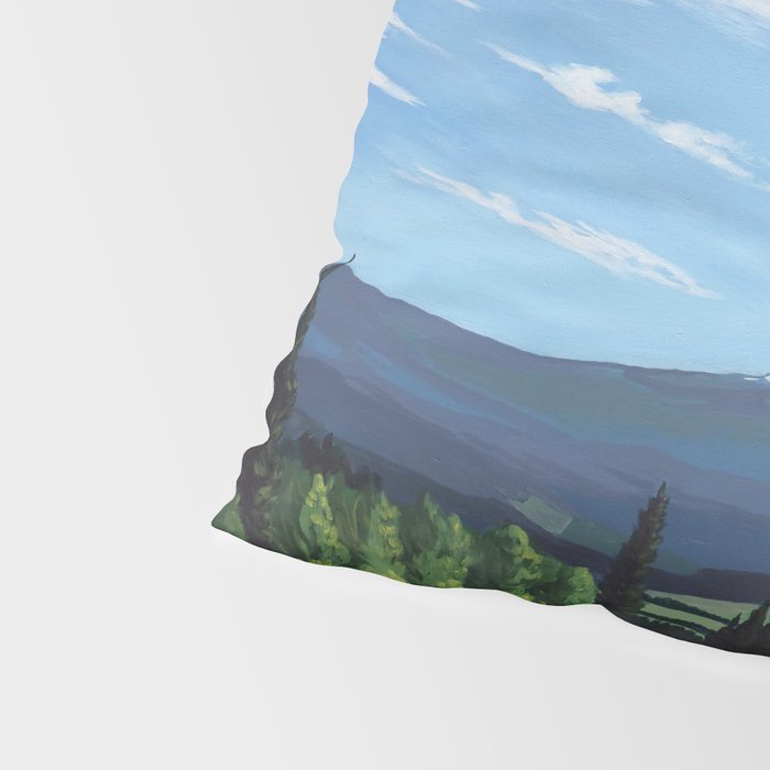 Mt Hood in Cherry Season Pillow Sham Gallery Image 4