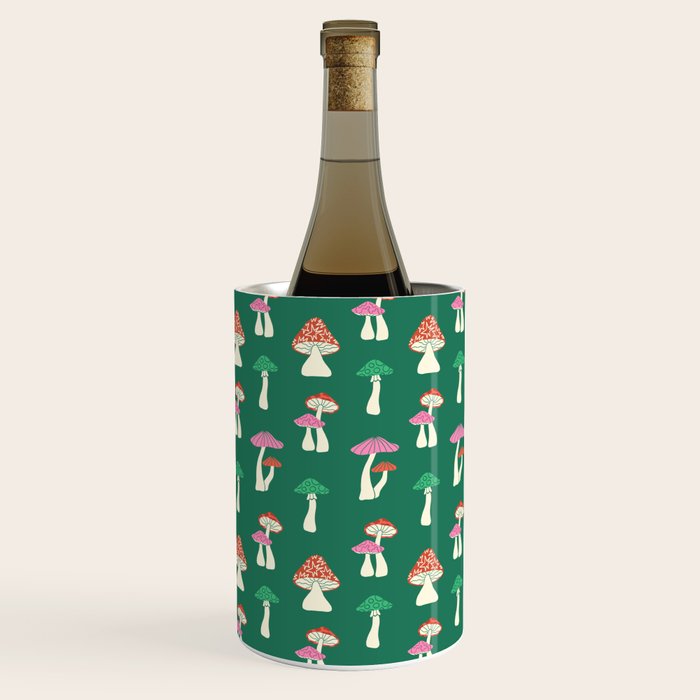 Festive Mushroom Pattern Wine Chiller Gallery Image 3