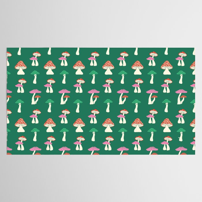 Festive Mushroom Pattern Tablecloth Gallery Image 2