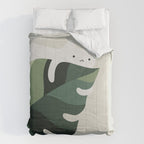 Cat and Plant 12C Comforter Gallery Image 6