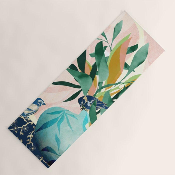 Vintage Vase Abstract Yoga Mat Gallery Image 1