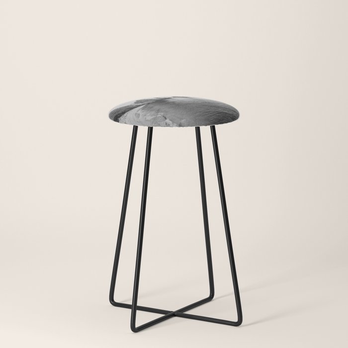 Black and White Ocean Stool Gallery Image 3