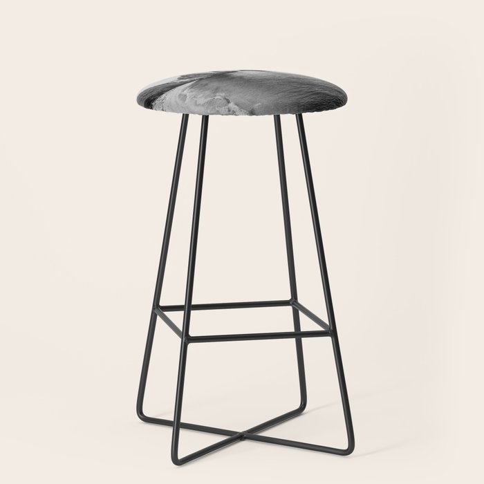Black and White Ocean Stool Gallery Image 1