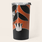 Line Art Pomegranates 2 Travel Mug Gallery Image 2