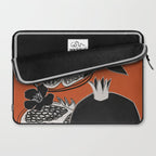 Line Art Pomegranates 2 Laptop Sleeve Gallery Image 2