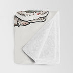 Chubbs the Bulldog Throw Blanket Gallery Image 3