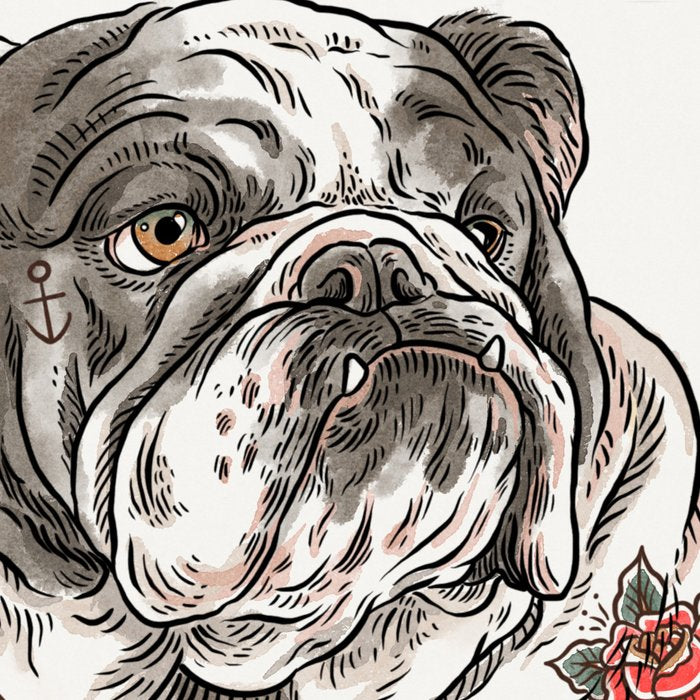 Chubbs the Bulldog Coffee Mug Gallery Image 2
