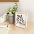 Chubbs the Bulldog Mini Art Print Gallery Image 2