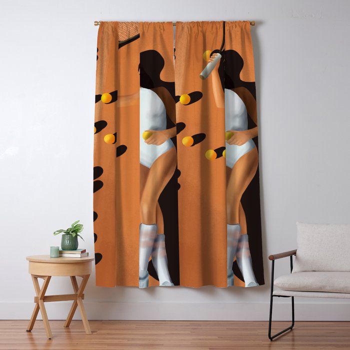 Tennis Reverie Window Curtain Gallery Image 1
