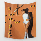 Tennis Reverie Wall Tapestry Gallery Image 4