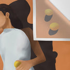 Tennis Reverie Wall Tapestry Gallery Image 3