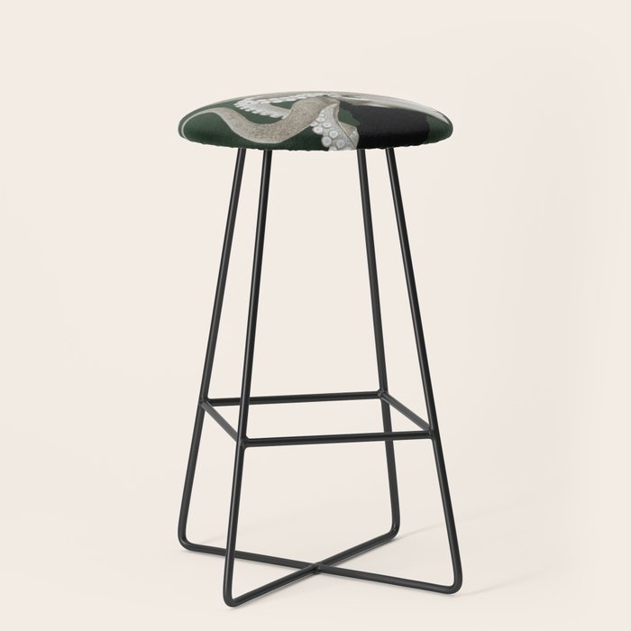 Octopus Portrait Stool Gallery Image 1