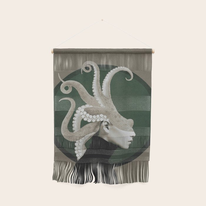 Octopus Portrait Wall Hanging Gallery Image 1