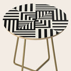 Layers 4 pattern black Side Table Gallery Image 2