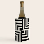 Layers 4 pattern black Wine Chiller Gallery Image 1