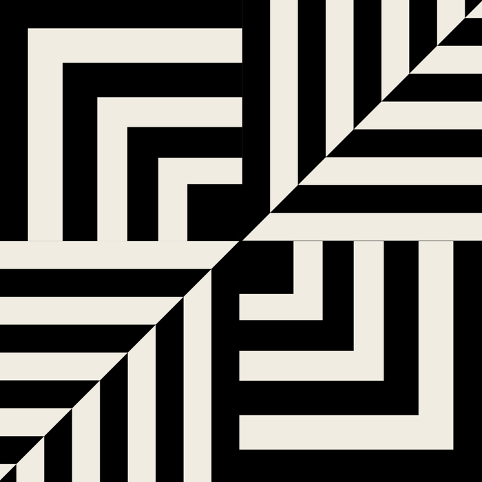 Layers 4 pattern black Coffee Mug Gallery Image 2