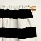 Layers 4 pattern black Window Curtain Gallery Image 2