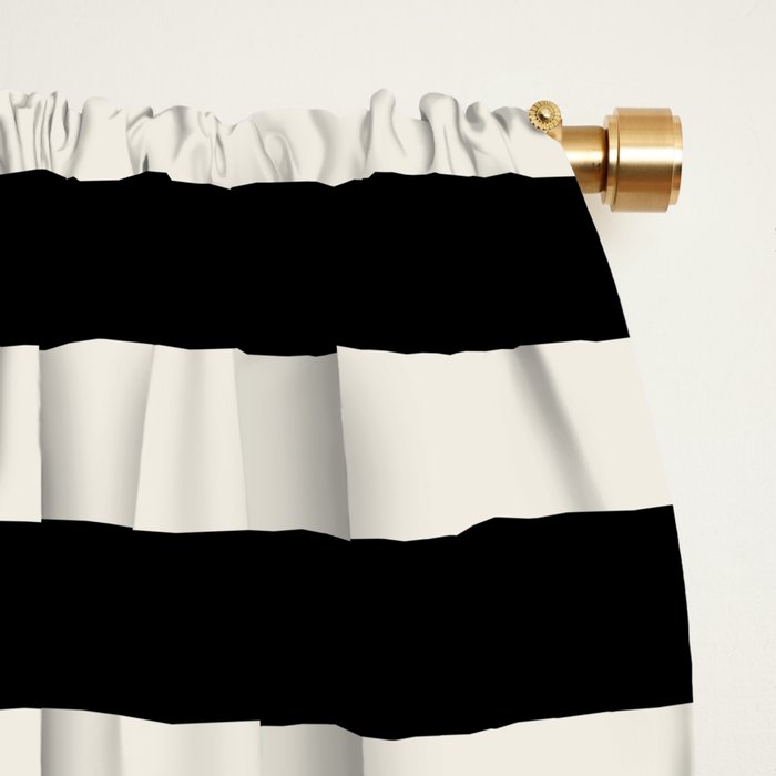 Layers 4 pattern black Window Curtain Gallery Image 2