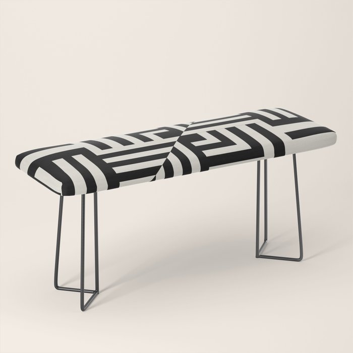 Layers 4 pattern black Bench Gallery Image 1