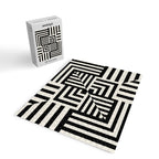Layers 4 pattern black Jigsaw Puzzle Gallery Image 2