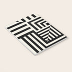 Layers 4 pattern black Notebook Gallery Image 3