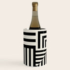 Layers 4 pattern black Wine Chiller Gallery Image 2