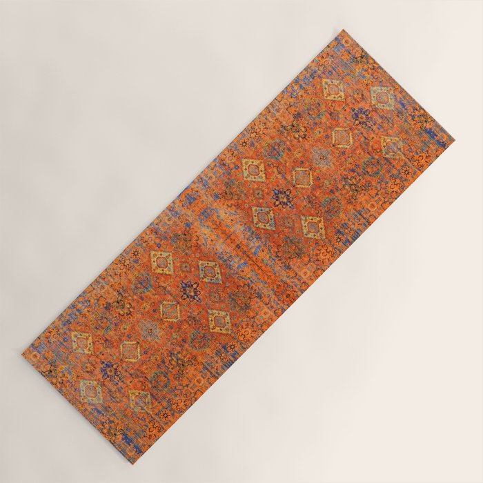 Oriental Vitange Moroccan Rug Design Yoga Mat Gallery Image 1