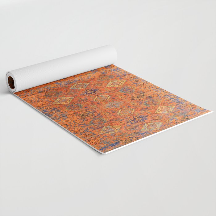 Oriental Vitange Moroccan Rug Design Yoga Mat Gallery Image 2