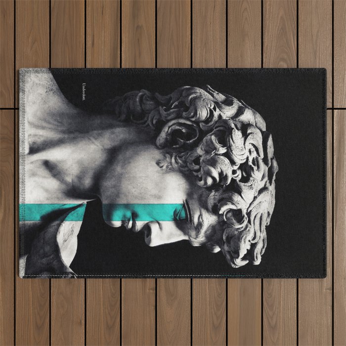 Crying David Outdoor Rug Gallery Image 1