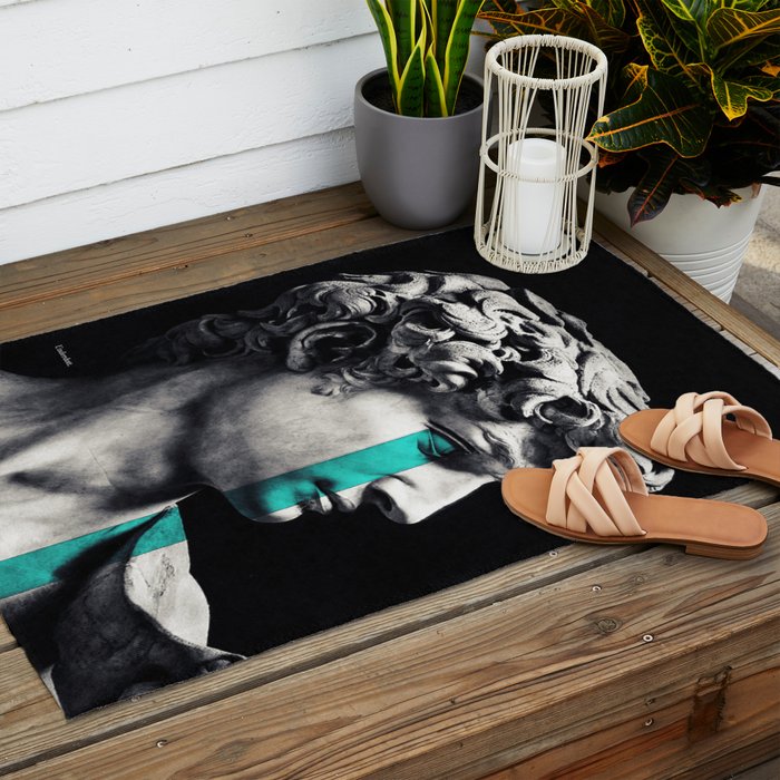 Crying David Outdoor Rug Gallery Image 2