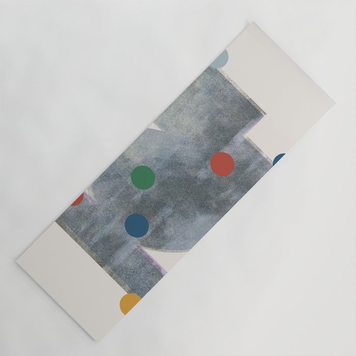 Retro Geo Form  Yoga Mat Gallery Image 1