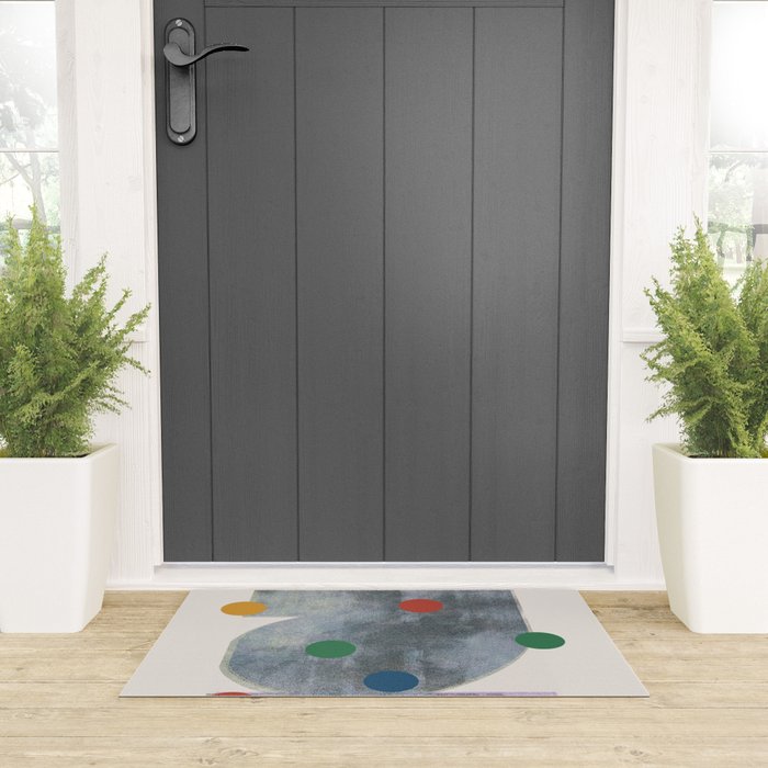 Retro Geo Form  Welcome Mat Gallery Image 3
