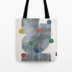 Retro Geo Form  Tote Bag Gallery Image 1