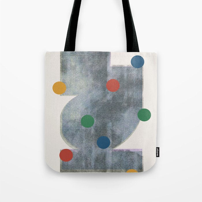 Retro Geo Form  Tote Bag Gallery Image 1