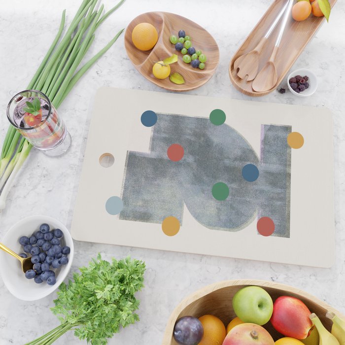 Retro Geo Form  Cutting Board Gallery Image 2
