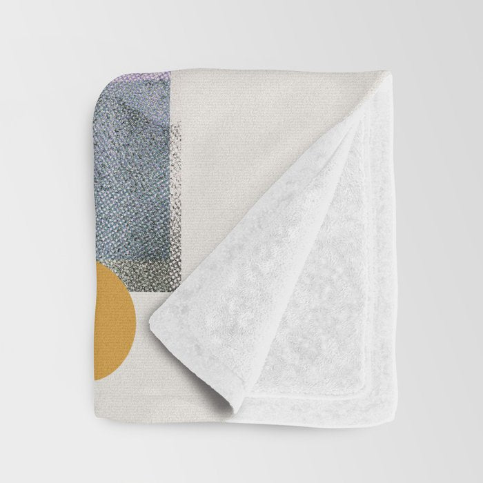 Retro Geo Form  Throw Blanket Gallery Image 3
