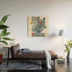Retro Geo Form  Wood Wall Art Gallery Image 2