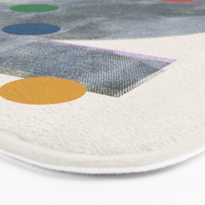 Retro Geo Form  Bath Mat Gallery Image 3