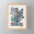 Retro Geo Form  Mini Art Print Gallery Image 1