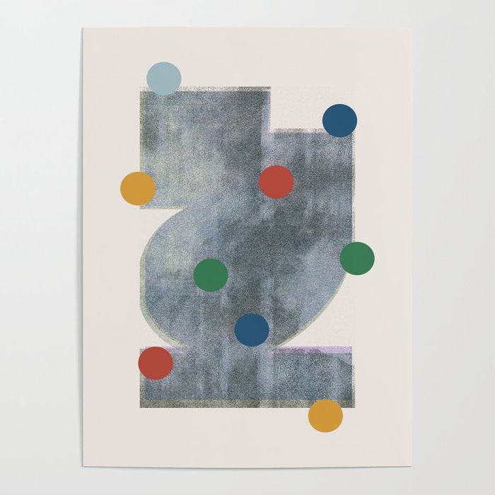 Retro Geo Form  Poster Gallery Image 1