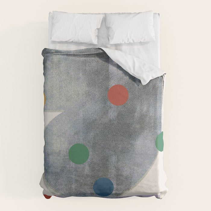 Retro Geo Form  Duvet Cover Gallery Image 1
