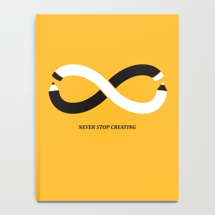 Never stop creating (the infinity pencil) Notebook Gallery Image 4