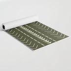 Mudcloth Forest Green Yoga Mat Gallery Image 2