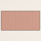 Dragonfly Pattern VI Neutral Rose Desk Mat Gallery Image 3