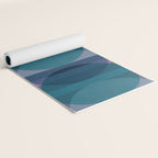 Abstraction_BLUE_LANDSCAPE_MOONLIGHT_NATURE_POP_ART_)521A Yoga Mat Gallery Image 2