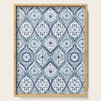 Azure Medallion Motif Serving Tray Gallery Image 1