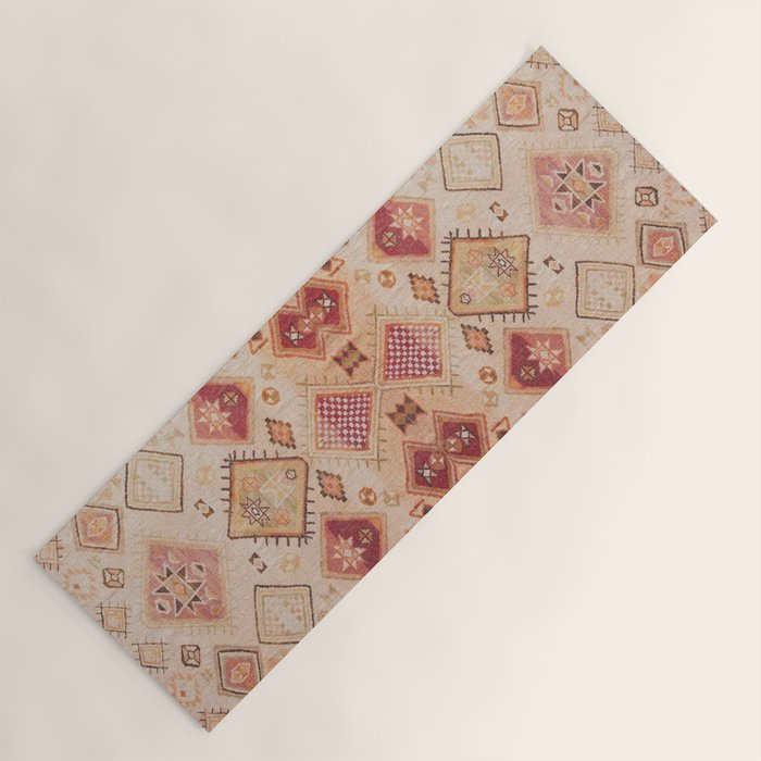 Moroccan Vintage Design Yoga Mat Gallery Image 1