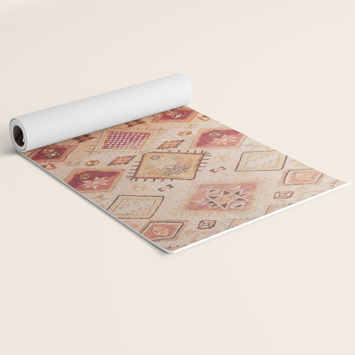 Moroccan Vintage Design Yoga Mat Gallery Image 2