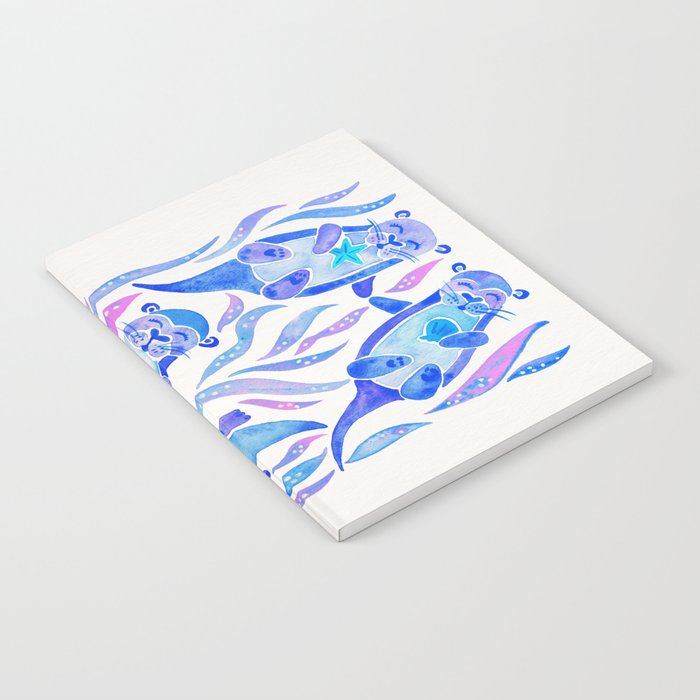 Five Otters - Indigo OmbrÃ© Notebook Gallery Image 2