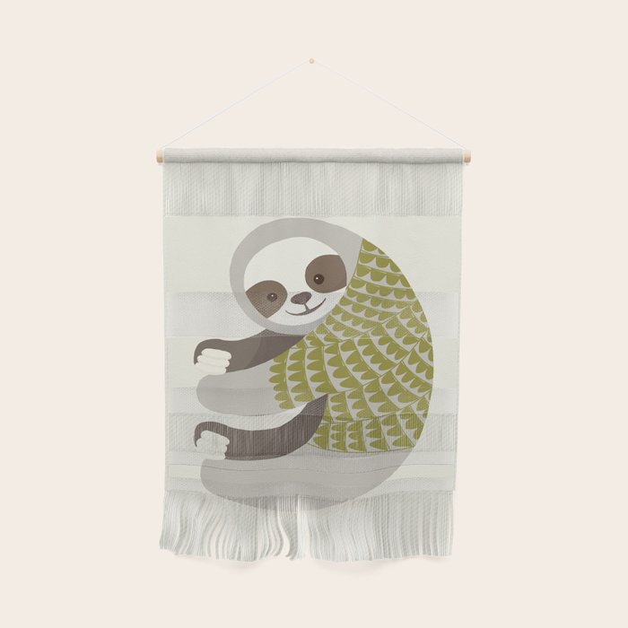 Whimsical Sloth Wall Hanging Gallery Image 1